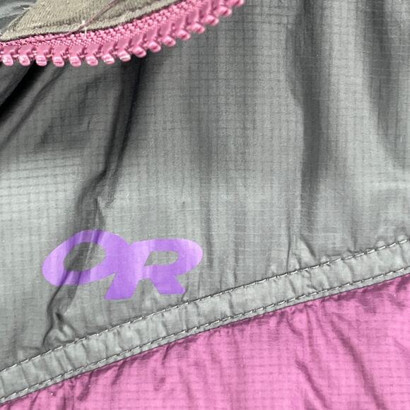 OUTDOOR RESEARCH Vest Women XL Transcendent Down Insulated Ripstop Winter Purple - Picture 9 of 15